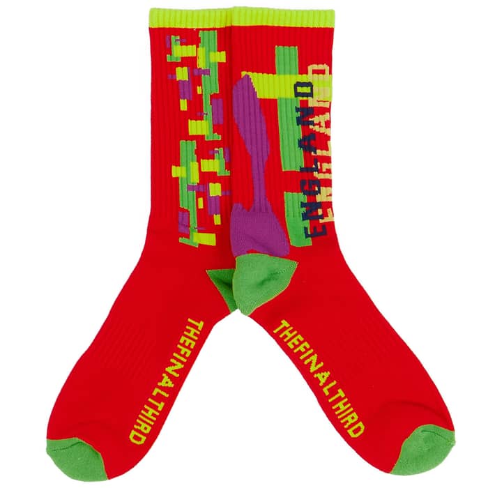 1995-96 England GK Crew Socks