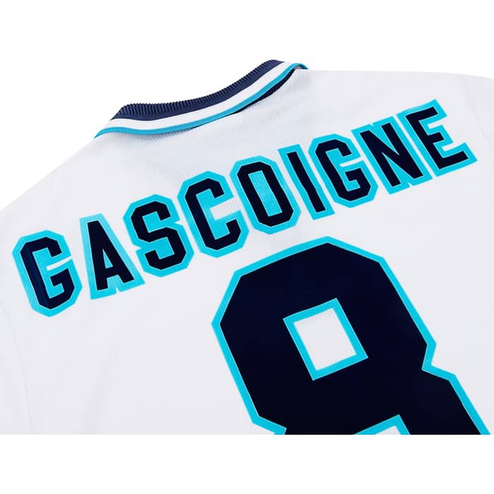 1995-97 England Home Shirt Gascoigne #8 - 6/10 - (XL)