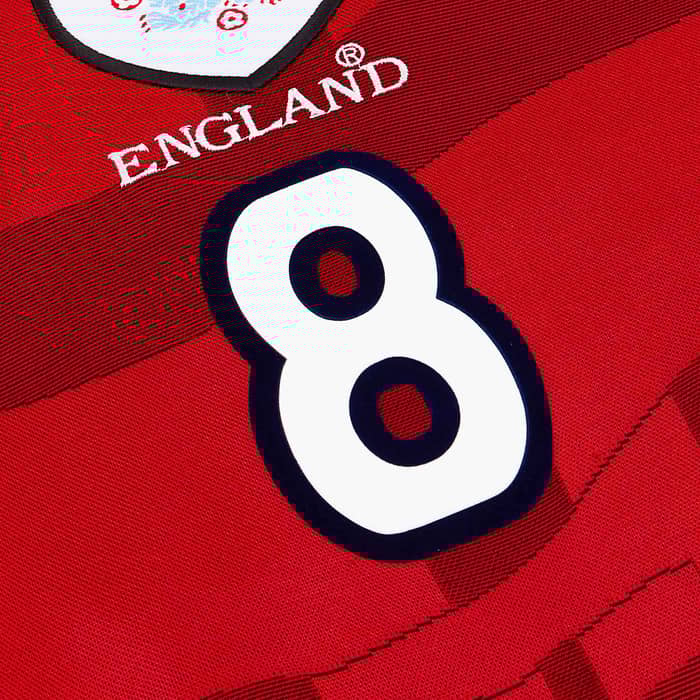 1997-99 England Away Shirt Gascoigne #8 - 8/10 - (XL)