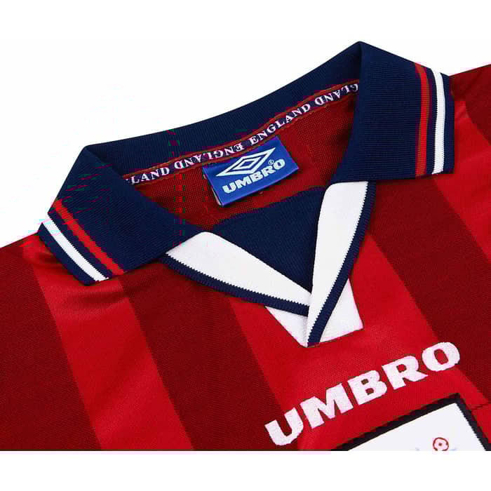 1997-99 England Away Shirt Scholes #16 - 8/10 - (XL)