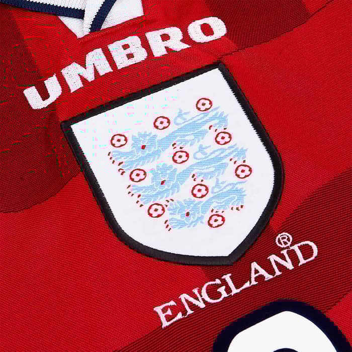 1997-99 England Away Shirt Gascoigne #8 - 8/10 - (XL)