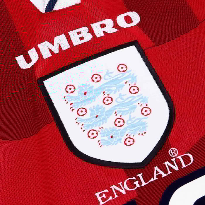 1997-99 England Away Shirt Scholes #16 - 8/10 - (XL)