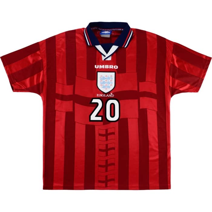 1997-99 England Away Shirt Owen #20 - 8/10 - (XL)