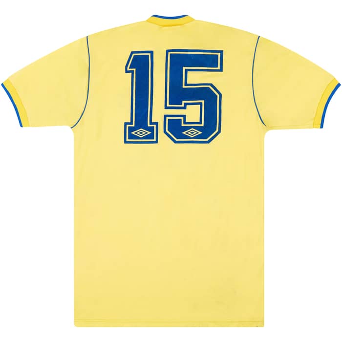 1986-88 Everton Match Issue Signed Away Shirt #15