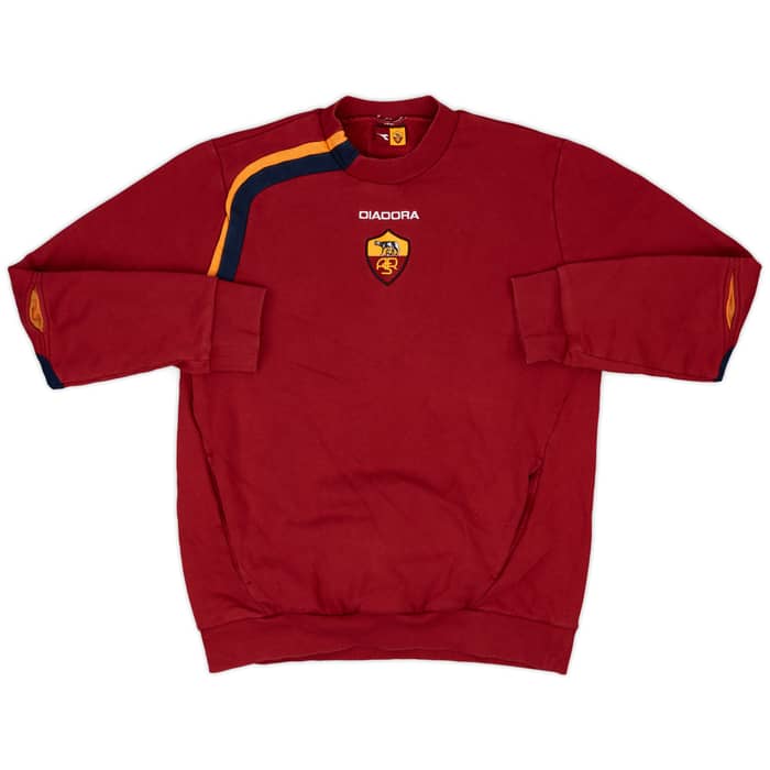 2004-05 Roma Diadora Sweat Top - 9/10 - (L)
