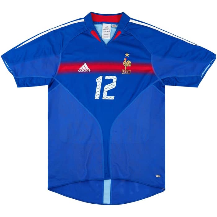2004-06 France Home Shirt Henry #12