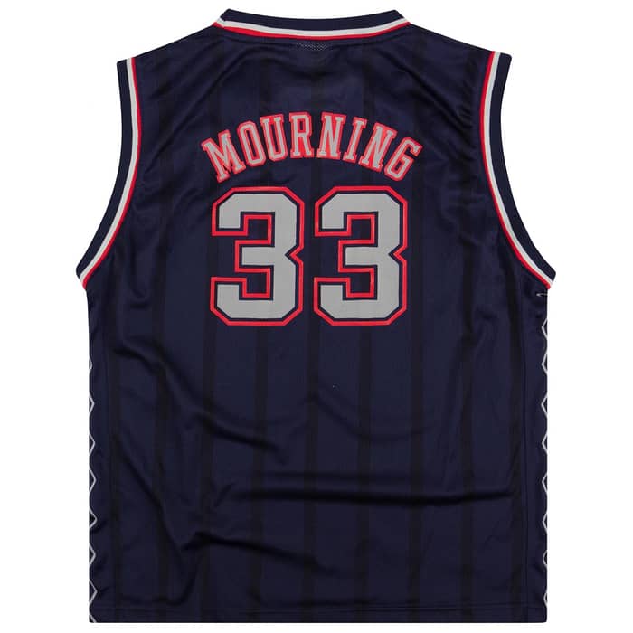 2003-04 New Jersey Nets Mourning #33 Reebok Jersey (Away) Y