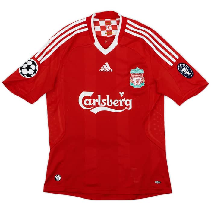 2008-10 Liverpool Home Shirt Gerrard #8 - 6/10 - (S)