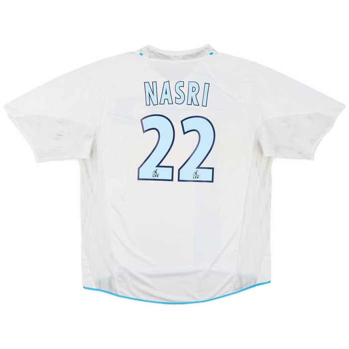 2004-05 Olympique Marseille Home Shirt Nasri #22 - 6/10 - (XL)