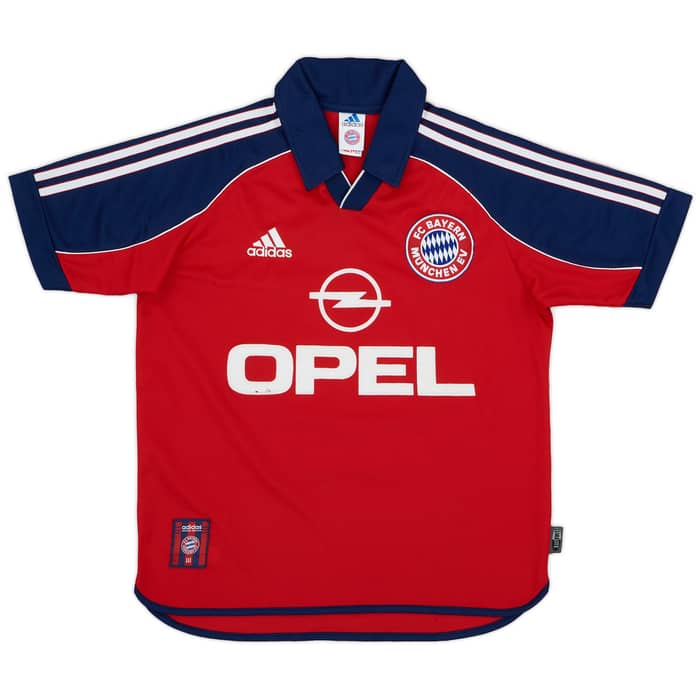 1999-01 Bayern Munich Home Shirt Basler #14 - 6/10 - (Y)