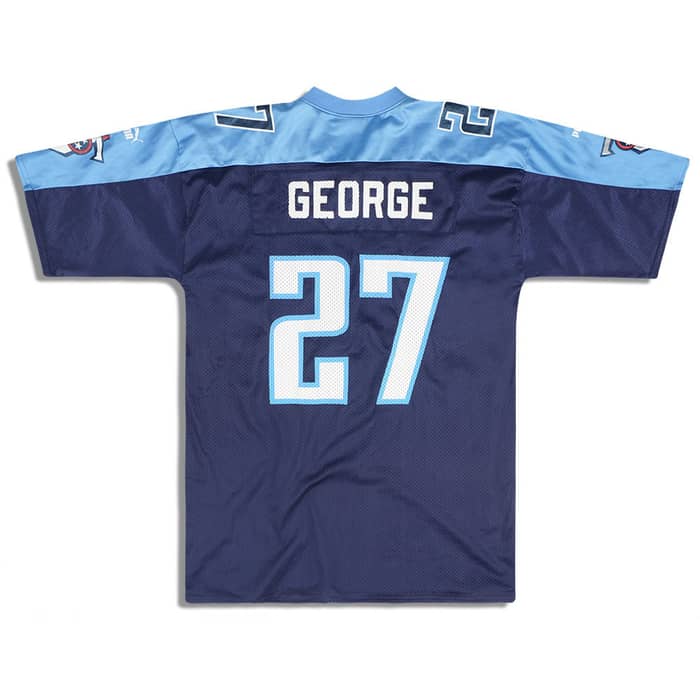 1999-00 Tennessee Titans George #27 Puma Jersey (Home) XL