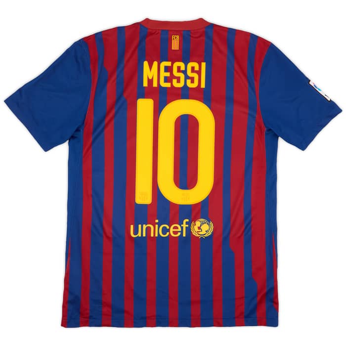 2011-12 Barcelona Home Shirt Messi #10 - 5/10 - (M)