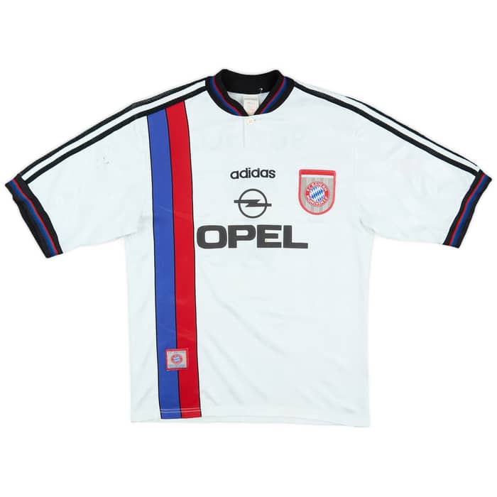 1996-98 Bayern Munich Away Shirt Scholl #7 - 6/10 - (S)