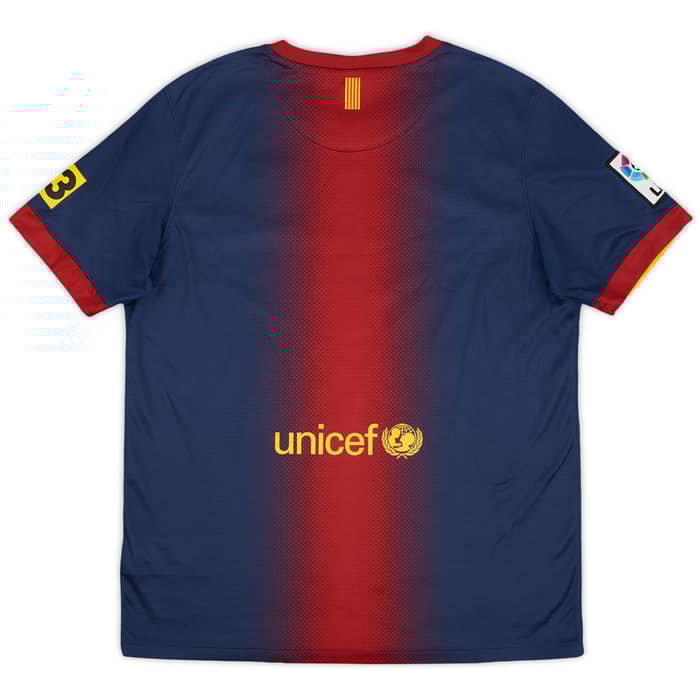 2012-13 Barcelona Home Shirt - 8/10 - (XL.Boys)