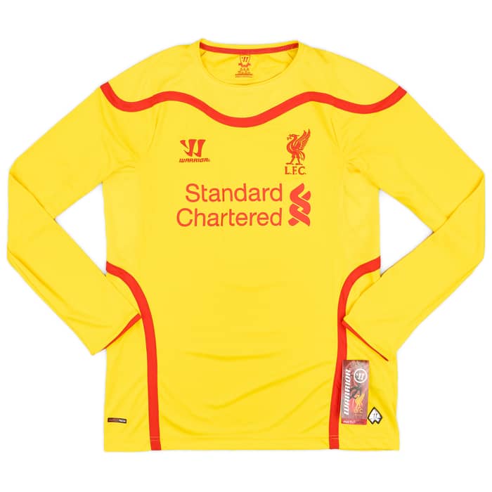2014-15 Liverpool Away L/S Shirt Gerrard #8 (M)
