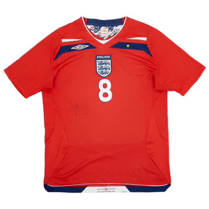 2008-10 England Away Shirt Lampard #8 - 6/10 - (L)