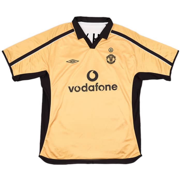 2001-02 Manchester United Centenary Away/Third Shirt Beckham #7 - 5/10 - (L)