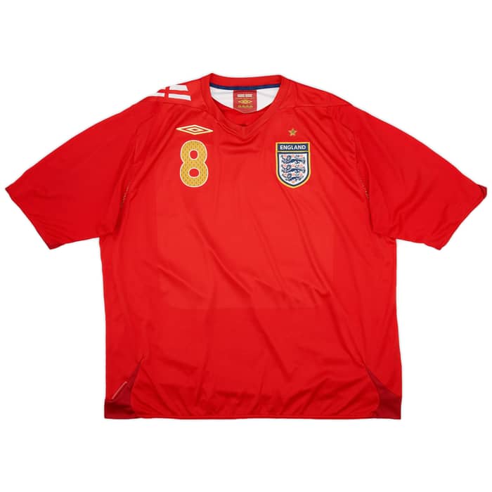 2006-08 England Away Shirt Lampard #8 - 7/10 - (3XL)