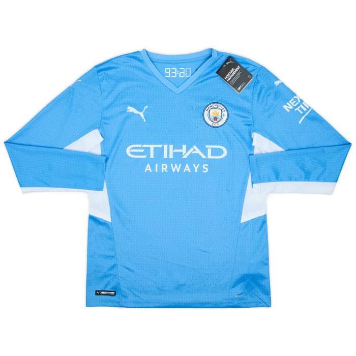 2021-22 Manchester City Home L/S Shirt Foden #47 (M)