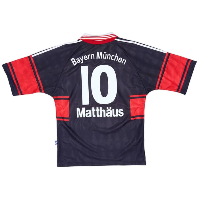 1997-99 Bayern Munich Home Shirt Matthaus #10 - 8/10 - (S)