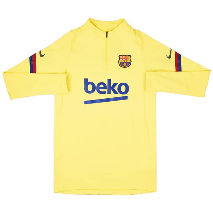 2020-21 Barcelona Nike 1/4 Zip Drill Top - 6/10 - (S)