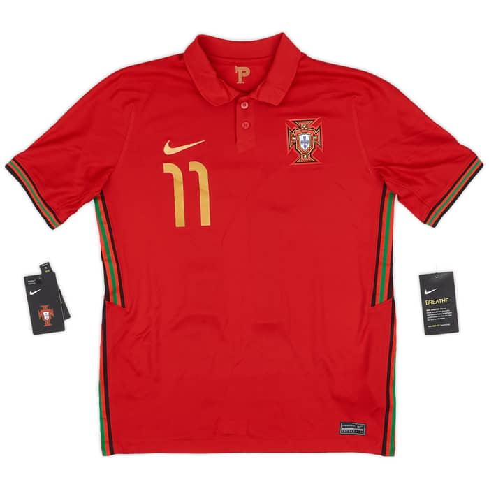 2020-21 Portugal Home Shirt B.Fernandes #11 (XL.Boys)