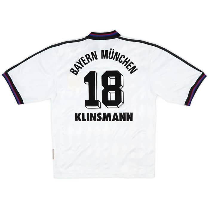 1996-98 Bayern Munich Away Shirt Klinsmann #18 - 5/10 - (S)