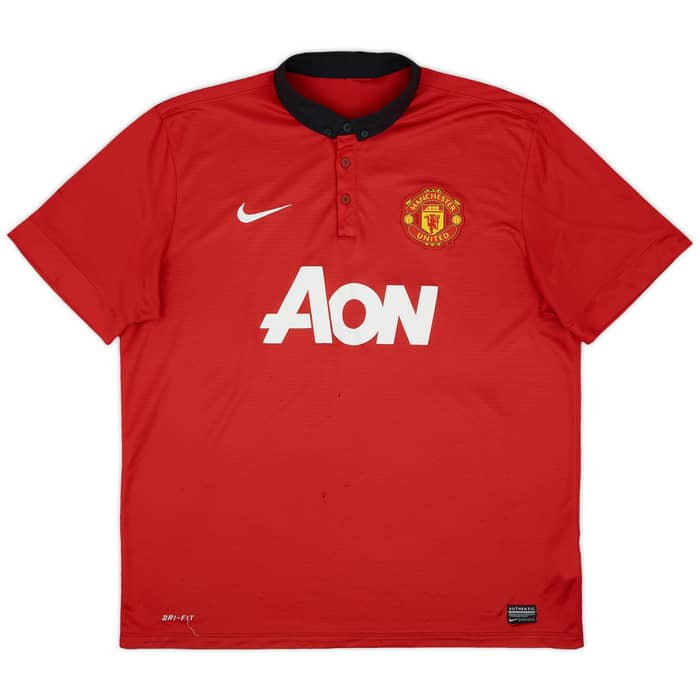 2013-14 Manchester United Home Shirt Rooney #10 - 4/10 - (XL)
