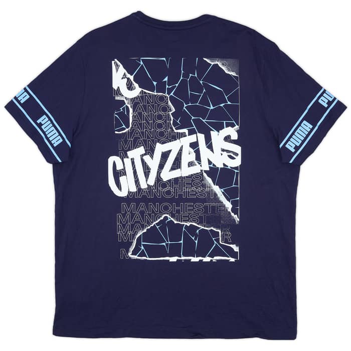 2019-20 Manchester City Puma Cotton Tee - 8/10 - (XXL)