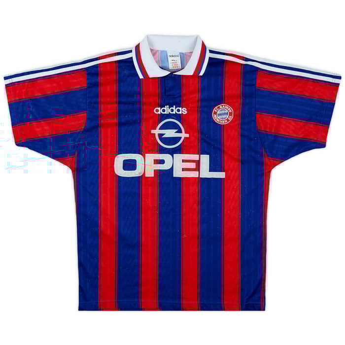 1995-97 Bayern Munich Home Shirt Matthaus #10 - 6/10 - (S)