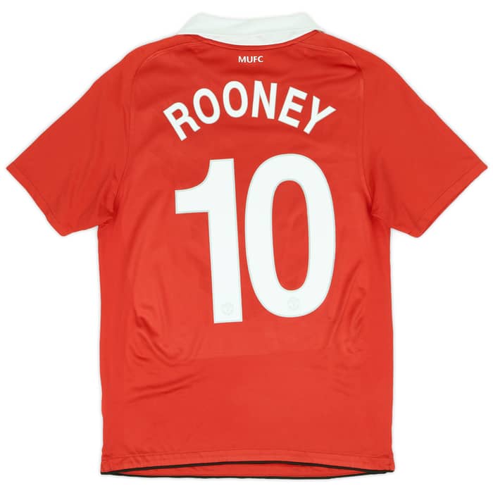 2010-11 Manchester United Home Shirt Rooney #10 - 7/10 - (S)
