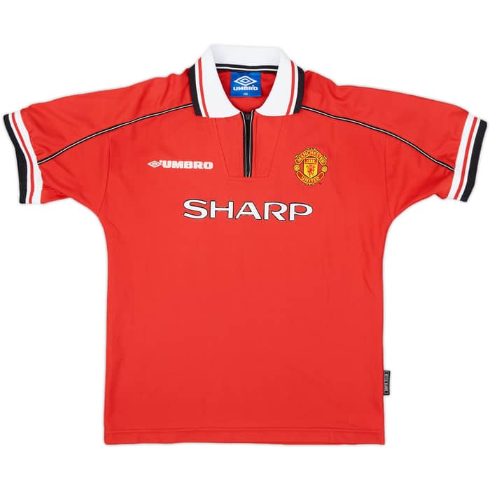 1998-00 Manchester United Home Shirt Giggs #11 - 6/10 - (L.Boys)