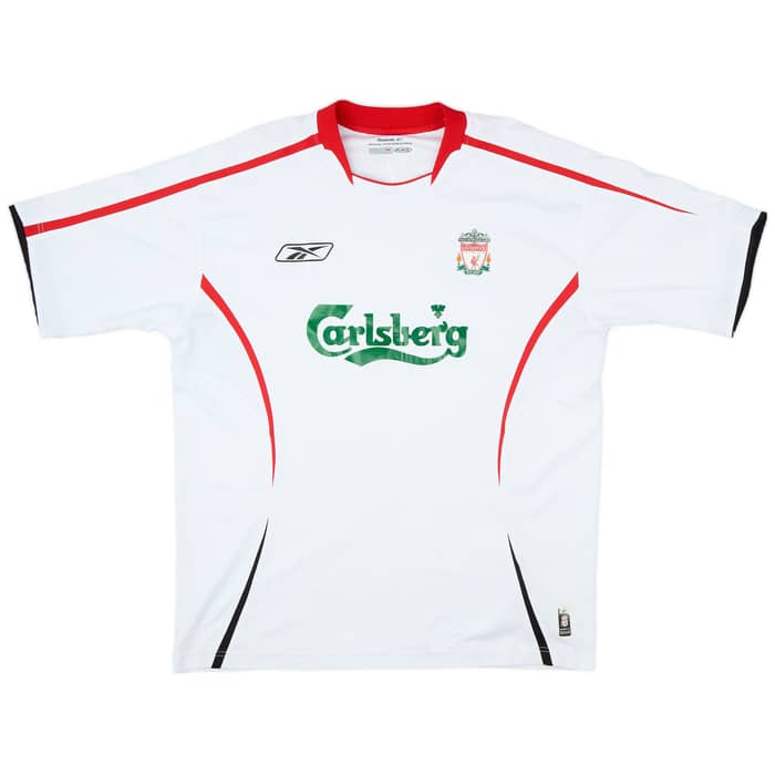 2005-06 Liverpool Away Shirt Gerrard #8 - 7/10 - (L)