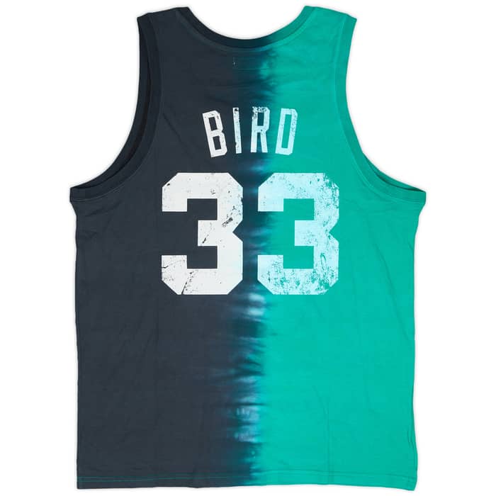 2021-22 Boston Celtics Bird #33 Mitchell & Ness Hardwood Classics Sleeveless Tee (L)