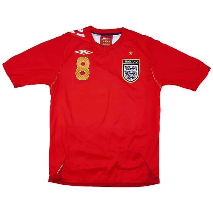 2006-08 England Away Shirt Lampard #8 - 9/10 - (S)