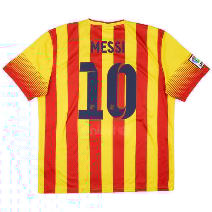 2013-15 Barcelona Away Shirt Messi #10 - 5/10 - (XL)