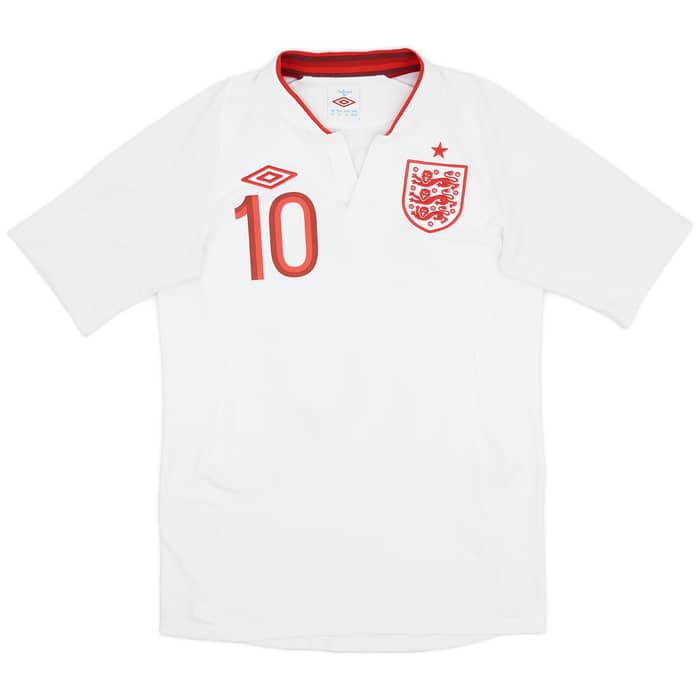 2012-13 England Home Shirt Rooney #10 - 8/10 - (XS)