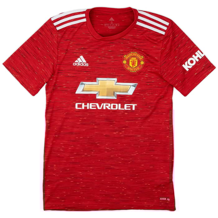 2020-21 Manchester United Home Shirt B.Fernandes #18 - 9/10 - (S)