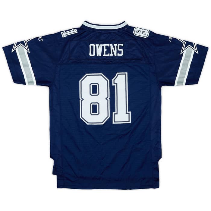 2006 Dallas Cowboys Owens #81 Reebok Premier Home Jersey - 5/10 - (L.Boys)