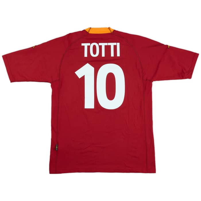2000-01 Roma Home Shirt Totti #10 - 8/10 - (XXL)