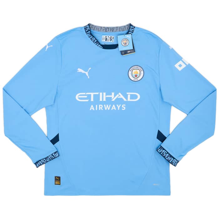 2024-25 Manchester City Home L/S Shirt