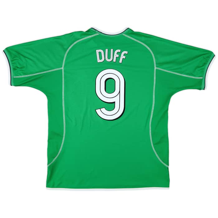 2002-03 Ireland Home Shirt Duff #9 - 8/10 - (XL)
