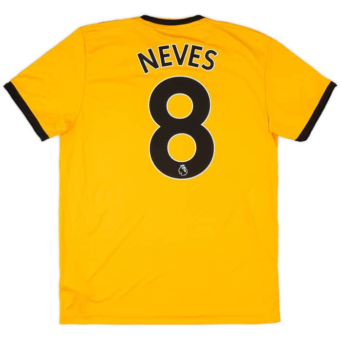 2018-19 Wolves Home Shirt Neves #8 - 8/10 - (M)