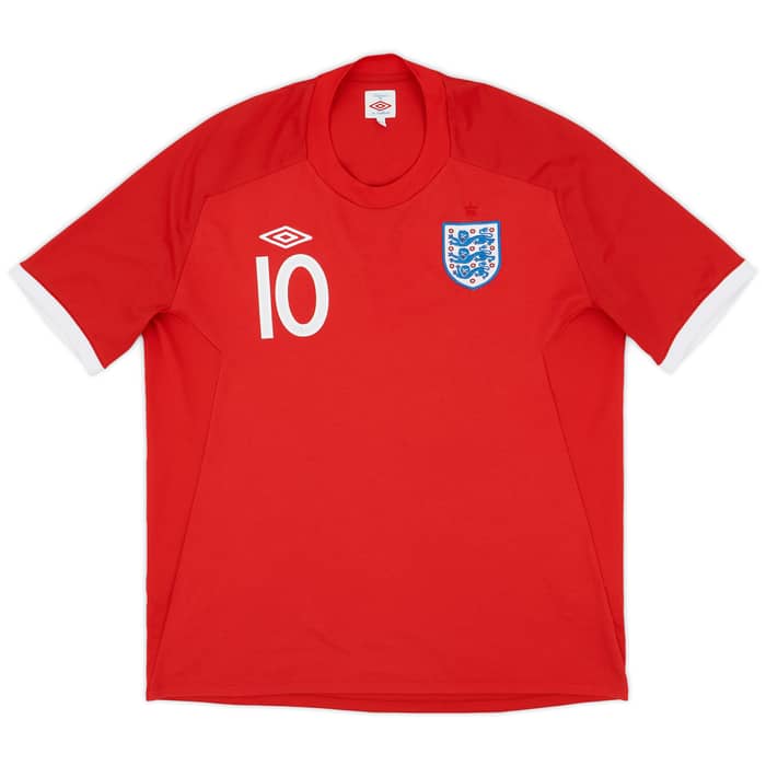 2010-11 England Away Shirt Rooney #10 - 6/10 - (XXL)