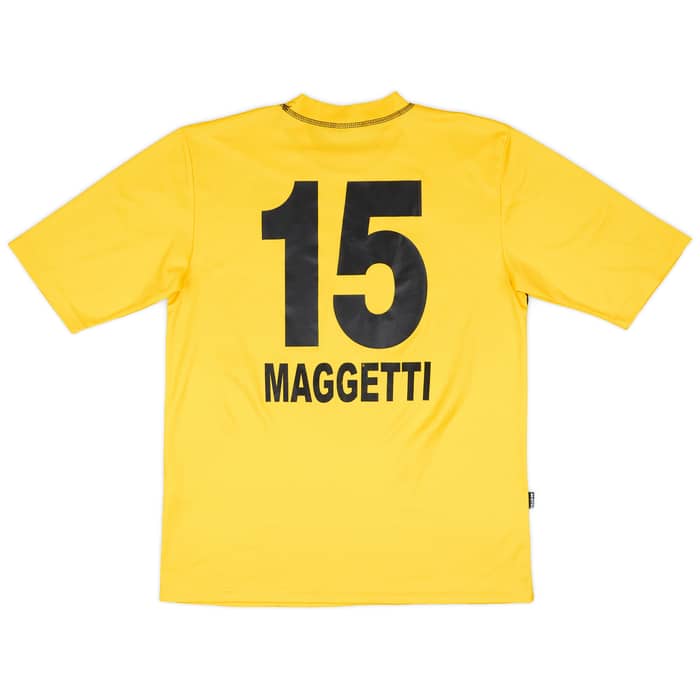 2005-06 FC Lugano Third Shirt Maggetti #15 - 9/10 - (XL)