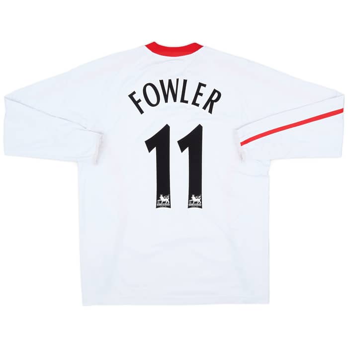 2005-06 Liverpool Away L/S Shirt Fowler #11 - 6/10 - (L)