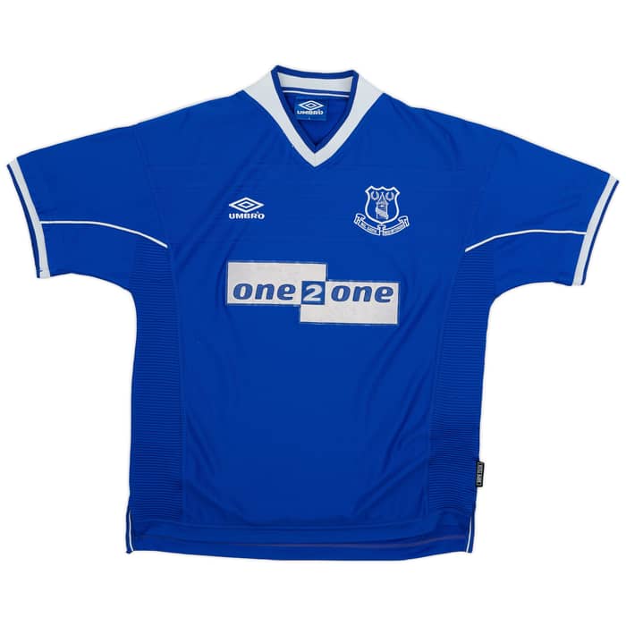 1999-00 Everton Home Shirt Moore #23 - 6/10 - (L)