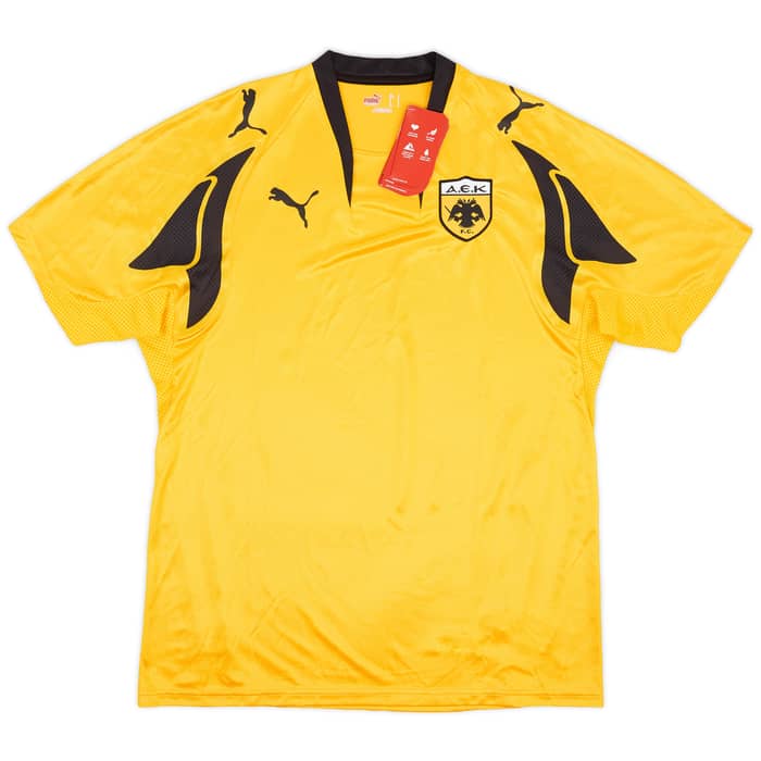 2007-08 AEK Athens Home Shirt Rivaldo #10 (L)
