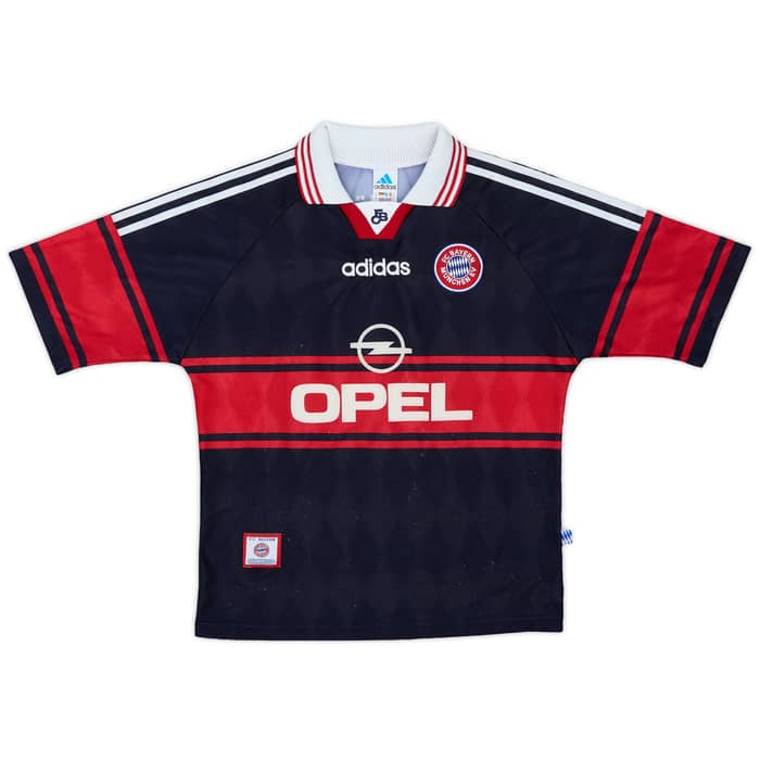 1997-99 Bayern Munich Home Shirt Jancker #19 - 8/10 - (Y)