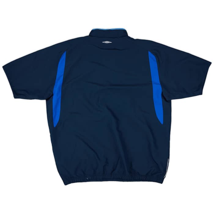 2007-08 Everton Umbro S/S 1/4 Zip Drill Top - 8/10 - (XL)